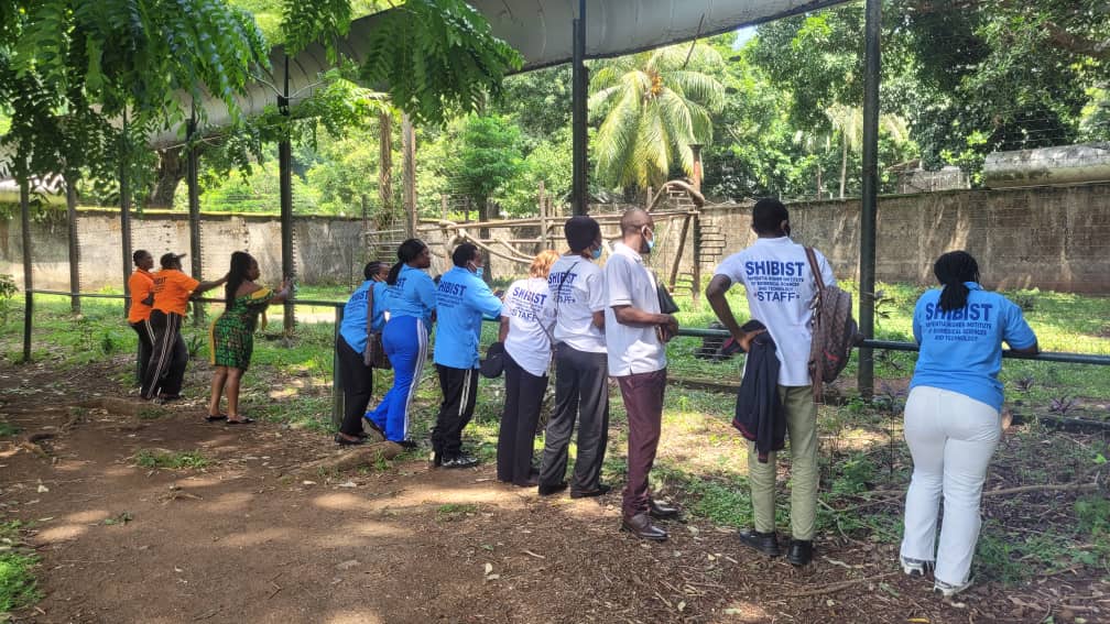 Outdoor student activity at SHIBIST